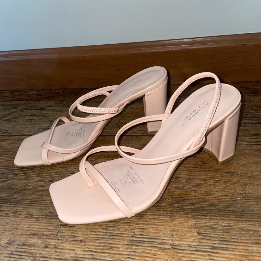 Strappy Light Pink Heels